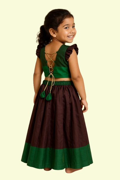 traditional skirt and croptop